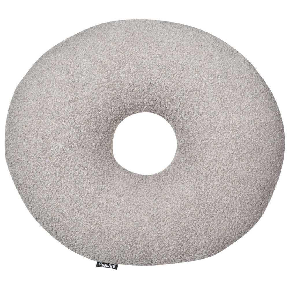 Set di 2 cuscini in tessuto decorazione tessile grigio chiaro a forma delle lettere XO divano soggiorno camera da letto