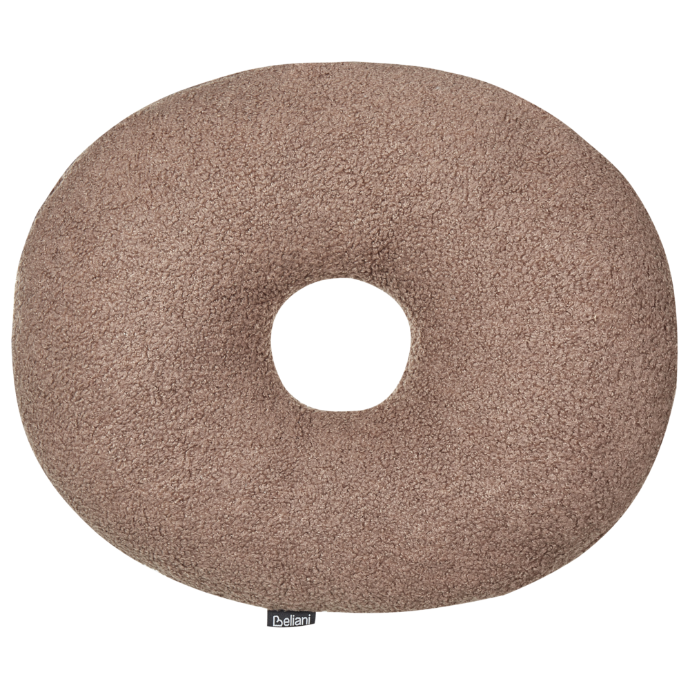 Set di 2 cuscini in tessuto decorazione tessile marrone a forma delle lettere XO divano soggiorno camera da letto