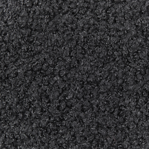 Set di 2 cuscini in tessuto di peluche a forma di fiore nero 40 x 40 cm accessori divano camera da letto