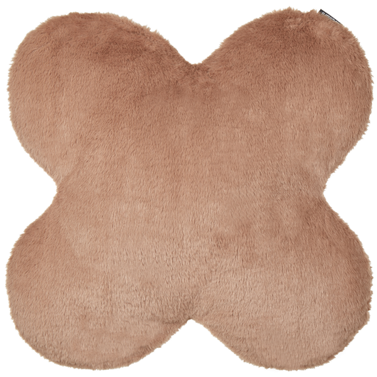 Set di 2 cuscini in tessuto di poliestere con imbottitura in cotone beige e marrone chiaro 54 x 54 cm accessori divani decorazioni