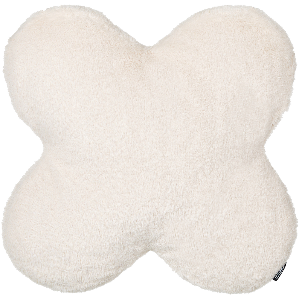 Set di 2 cuscini in tessuto di poliestere con imbottitura in cotone beige e marrone chiaro 54 x 54 cm accessori divani decorazioni