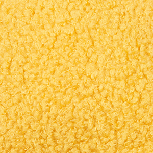 Set di 2 cuscini in tessuto di peluche a forma di fiore giallo 40 x 40 cm accessori divano camera da letto