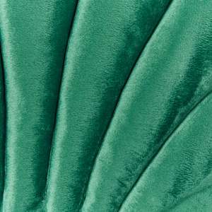 Cuscino decorativo in velluto a forma di conchiglia verde a tinta unita soggiorno camera da letto