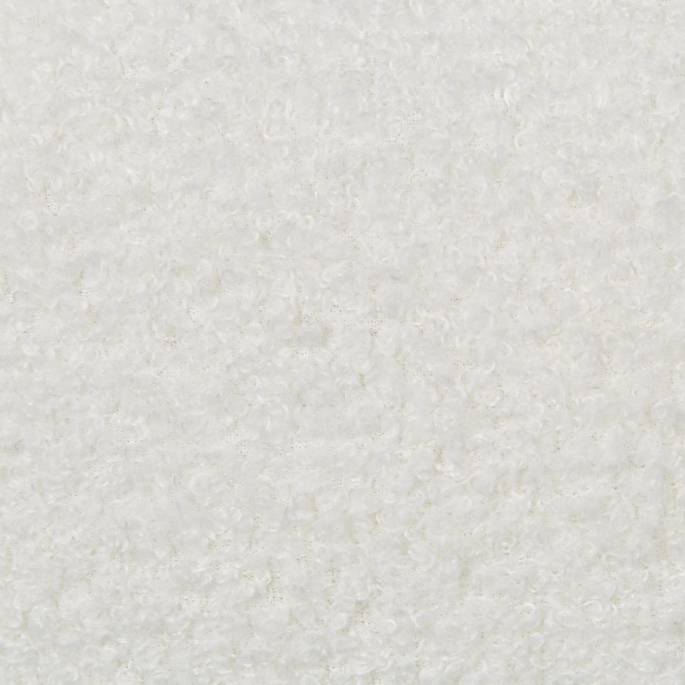 Set di 2 cuscini in tessuto di peluche a forma di fiore bianco 40 x 40 cm accessori divano camera da letto