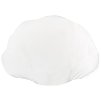 Cuscino decorativo in velluto a forma di conchiglia bianco a tinta unita soggiorno camera da letto