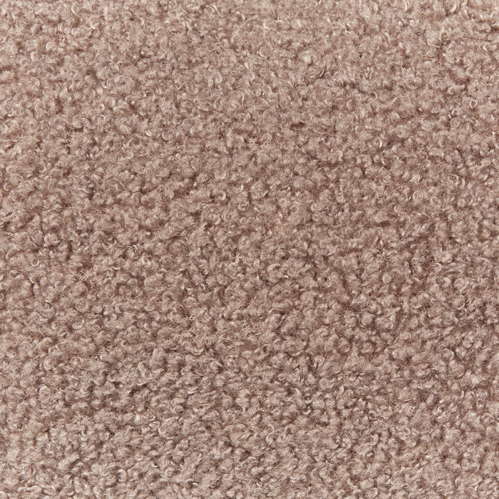 Cuscino moderno in tessuto peluche marrone 172 x 14 cm accessorio decorazione divano