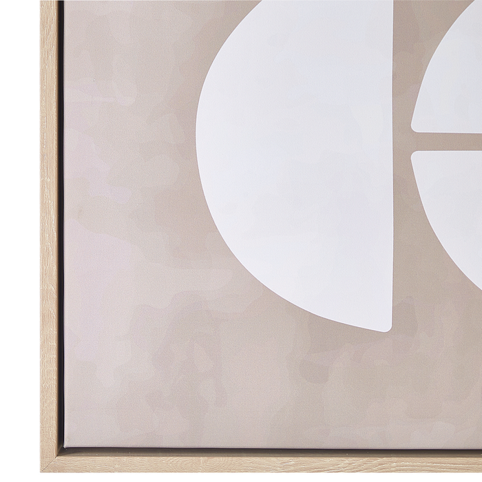 Stampa su tela Beige 93 x 63 cm Forme astratte Geometriche Telaio in MDF Eclettico Soggiorno moderno Corridoio