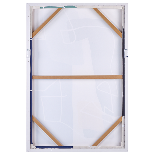 Stampa artistica su tela Multicolore 93 x 63 cm Glam Lady Poliestere e MDF Modern