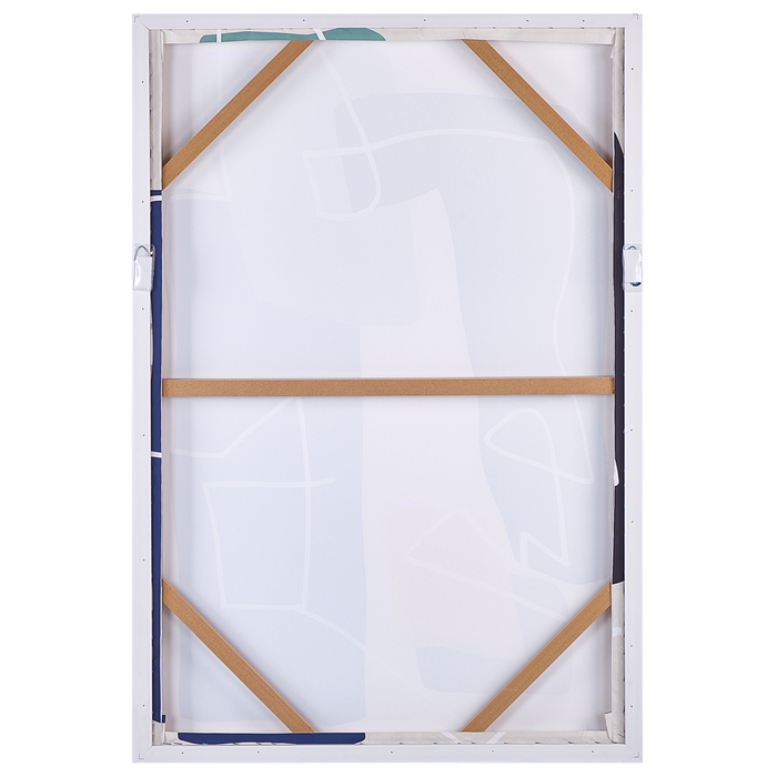 Stampa artistica su tela Multicolore 93 x 63 cm Glam Lady Poliestere e MDF Modern