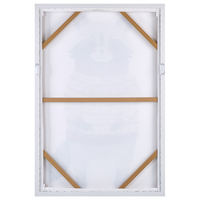 Stampa artistica su tela Multicolore 93 x 63 cm Glam Lady Poliestere e MDF Modern