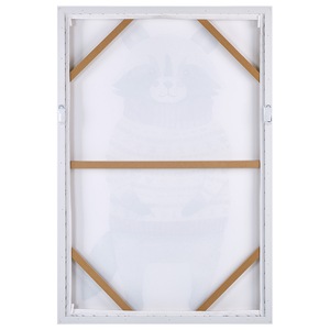 Stampa artistica su tela Multicolore 93 x 63 cm Glam Lady Poliestere e MDF Modern