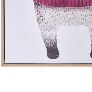 Stampa artistica su tela Multicolore 93 x 63 cm Glam Lady Poliestere e MDF Modern