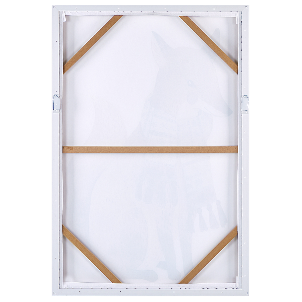 Stampa artistica su tela Multicolore 93 x 63 cm Glam Lady Poliestere e MDF Modern