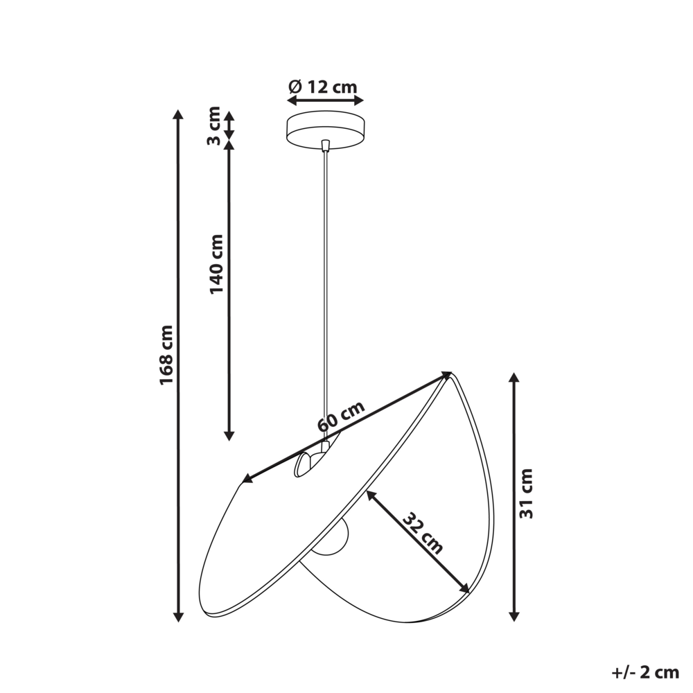 Lampada a sospensione Carta naturale con paralume strutturato Japandi Stile naturale Cavo di iuta