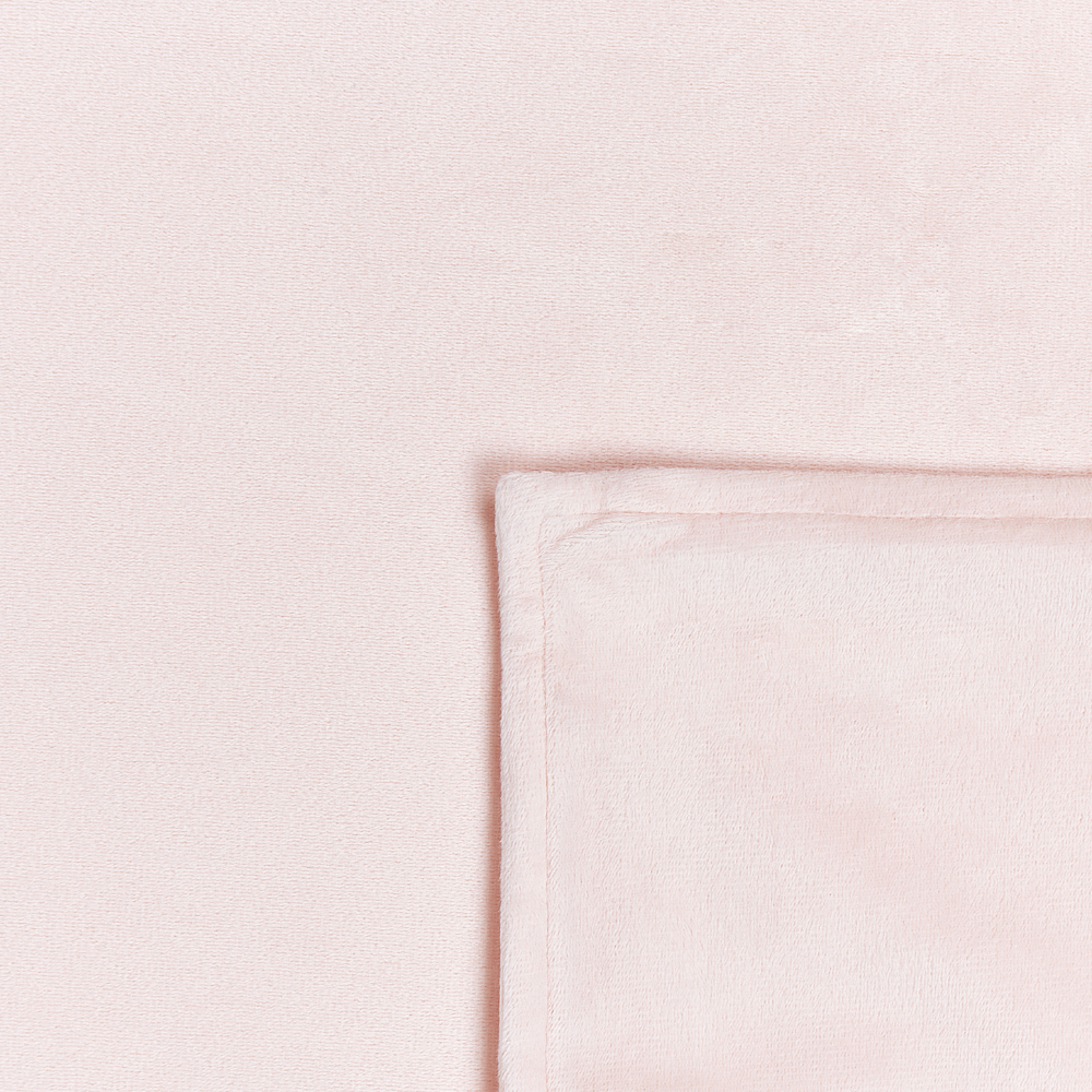Copripiumino per coperta ponderata Rosa Tessuto poliestere 120 x 180 cm Motivo solido Design moderno Tessile camera da letto