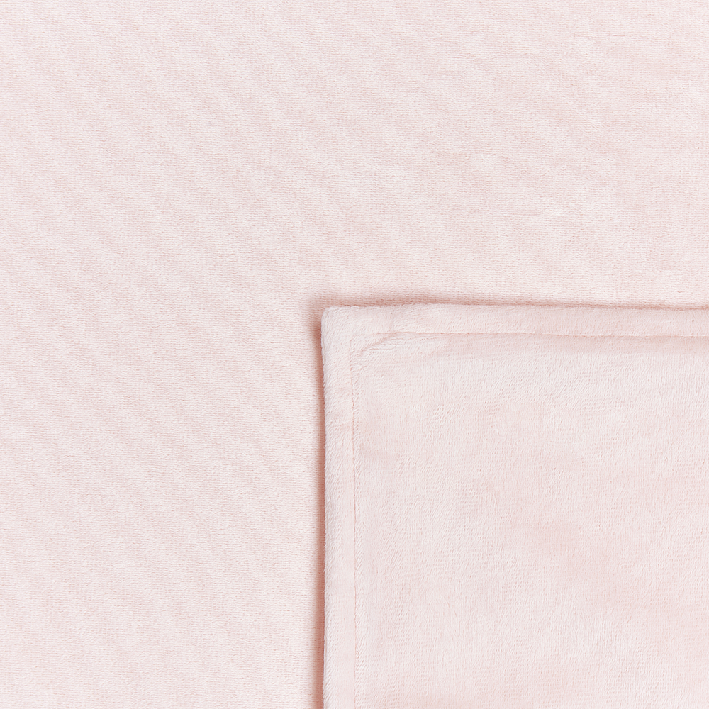 Copripiumino per coperta ponderata Rosa Tessuto poliestere 135 x 200 cm Motivo solido Design moderno Tessile camera da letto