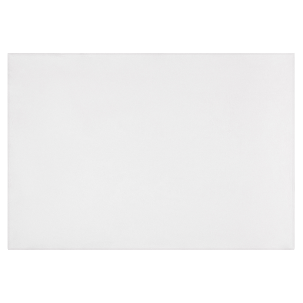 Copripiumino per coperta ponderata Bianco Tessuto poliestere 135 x 200 cm Motivo solido Design moderno Tessile camera da letto