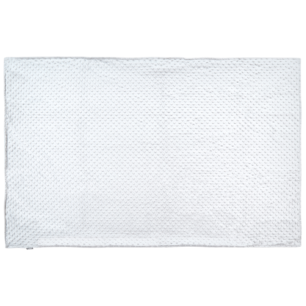 Copripiumino per coperta ponderata Bianca Tessuto poliestere 100 x 150 cm Motivo a pois Design moderno Tessile camera da letto