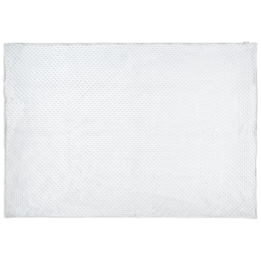 Copripiumino per coperta ponderata Bianca Tessuto poliestere 120 x 180 cm Motivo a pois Design moderno Tessile camera da letto