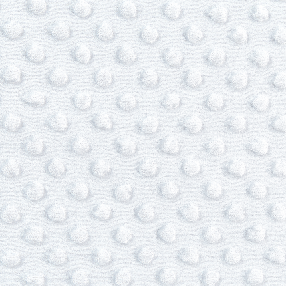 Copripiumino per coperta ponderata Bianca Tessuto poliestere 120 x 180 cm Motivo a pois Design moderno Tessile camera da letto