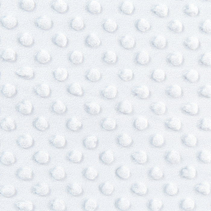 Copripiumino per coperta ponderata Bianca Tessuto poliestere 120 x 180 cm Motivo a pois Design moderno Tessile camera da letto