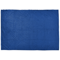 Copripiumino per coperta ponderata Blu Marino Tessuto poliestere 120 x 180 cm Motivo a pois Design moderno Tessile camera da letto