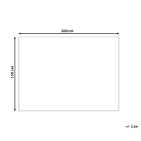 Copripiumino per coperta ponderata Blu Marino Tessuto poliestere 150 x 200 cm Motivo a pois Design moderno Tessile camera da letto