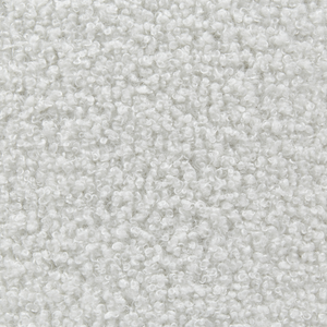 Pouf Boucle bianco sporco 40 x 38 cm con sgabello contenitore Glamour
