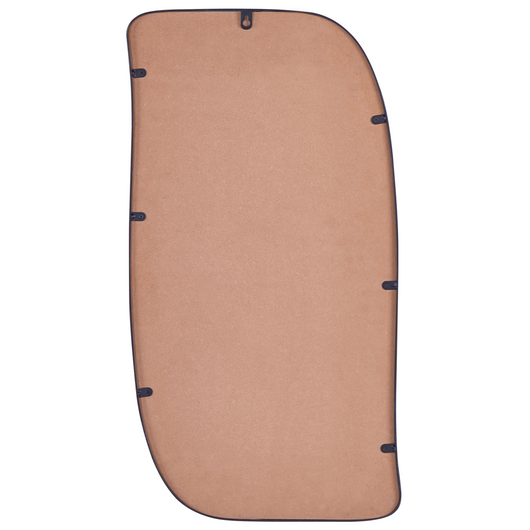 Specchio decorativo ovale moderno e minimalista con cornice in metallo nero 37 x 70 cm soggiorno camera da letto