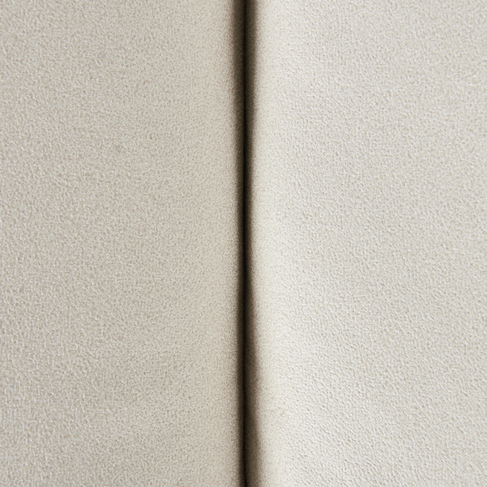 Chaise Lounge sinistra Tappezzata in velluto  ecopelle vegana Gambe nere Cuscino di seduta imbottito Design moderno e glam