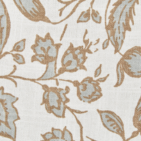 Set di 2 cuscini in cotone Bianco e grigio fatti a mano con stampa floreale quadrati 45 x 45 cm camera da letto soggiorno