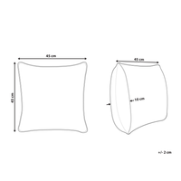 Cuscino in velluto blu quadrato con motivo stella marina accessori camera da letto soggiorno