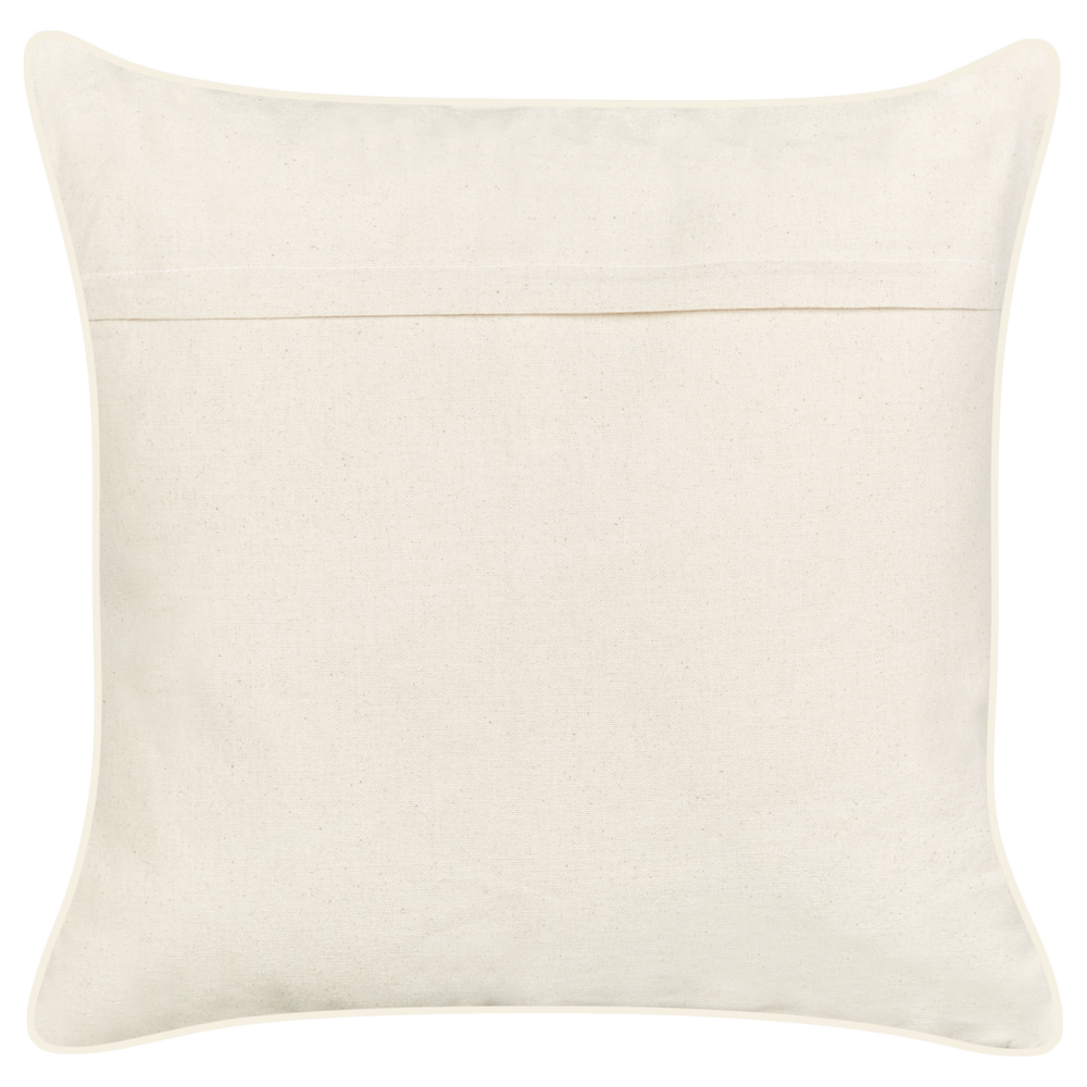 Cuscino in lino beige quadrato con motivo tartaruga marina accessorio divano salotto camera da letto