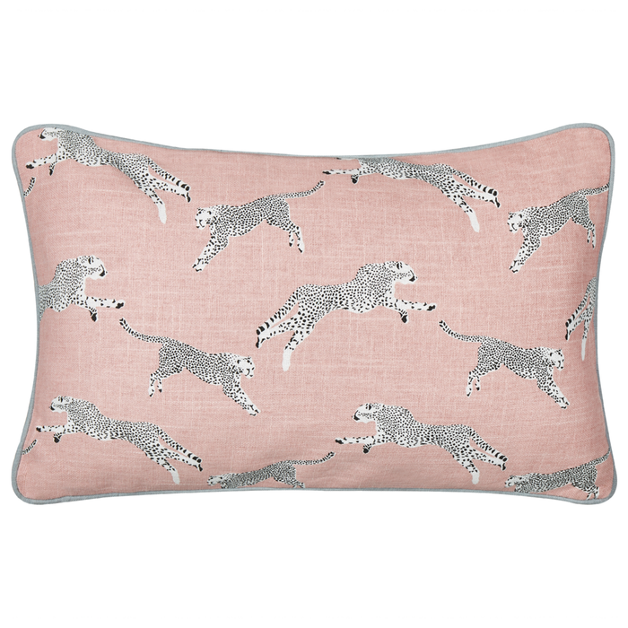 Set di 2 cuscini sparsi in cotone rosa 30 x 50 cm Motivo ghepardo stampato
