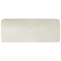 Divano angolare a sinistra  in tessuto di ciniglia bianco sporco Poliestere Metallo Gambe nere 190 x 272 x 83 cm Schienale imbottito e rifinito 3 posti a L Soggiorno in stile moderno