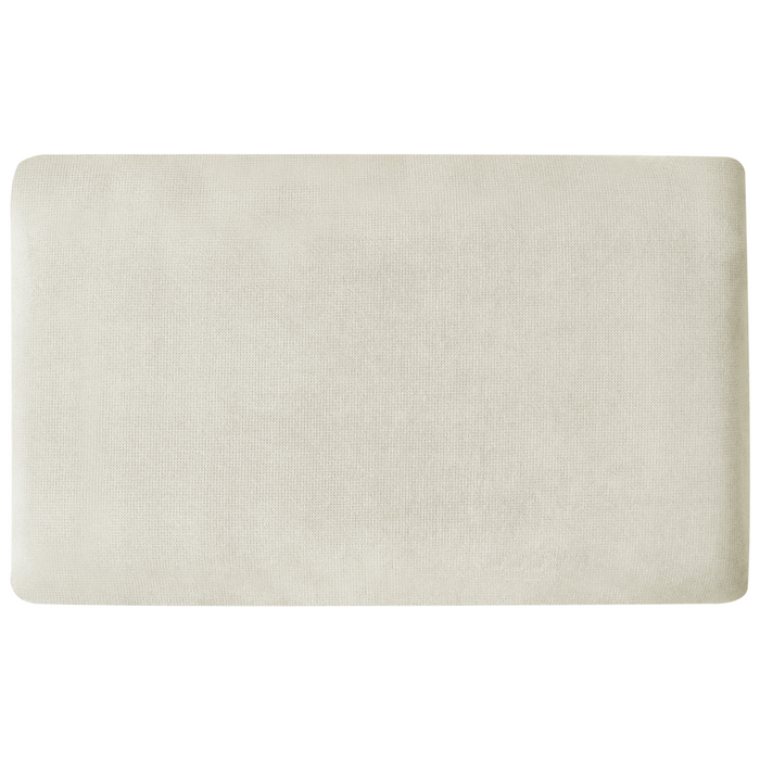 Divano angolare a sinistra  in tessuto di ciniglia bianco sporco Poliestere Metallo Gambe nere 190 x 272 x 83 cm Schienale imbottito e rifinito 3 posti a L Soggiorno in stile moderno