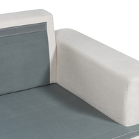 Divano Beige Tessuto Imbottito 3 Posti Schienale Imbottito Spesso Divano Soggiorno Classico