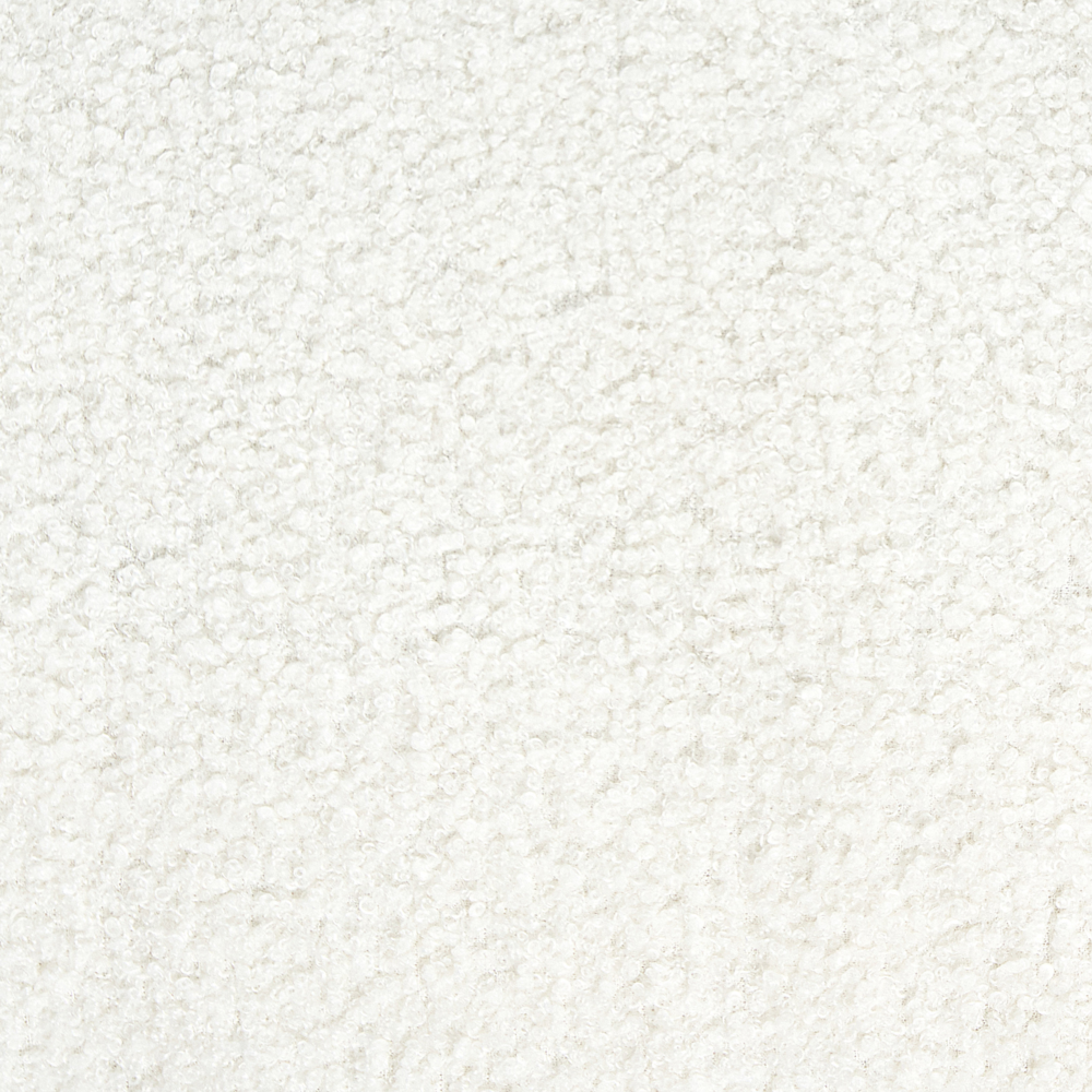 Poltrona Bianca Boucle Imbottita Schienale spesso imbottito Divano Classico Soggiorno