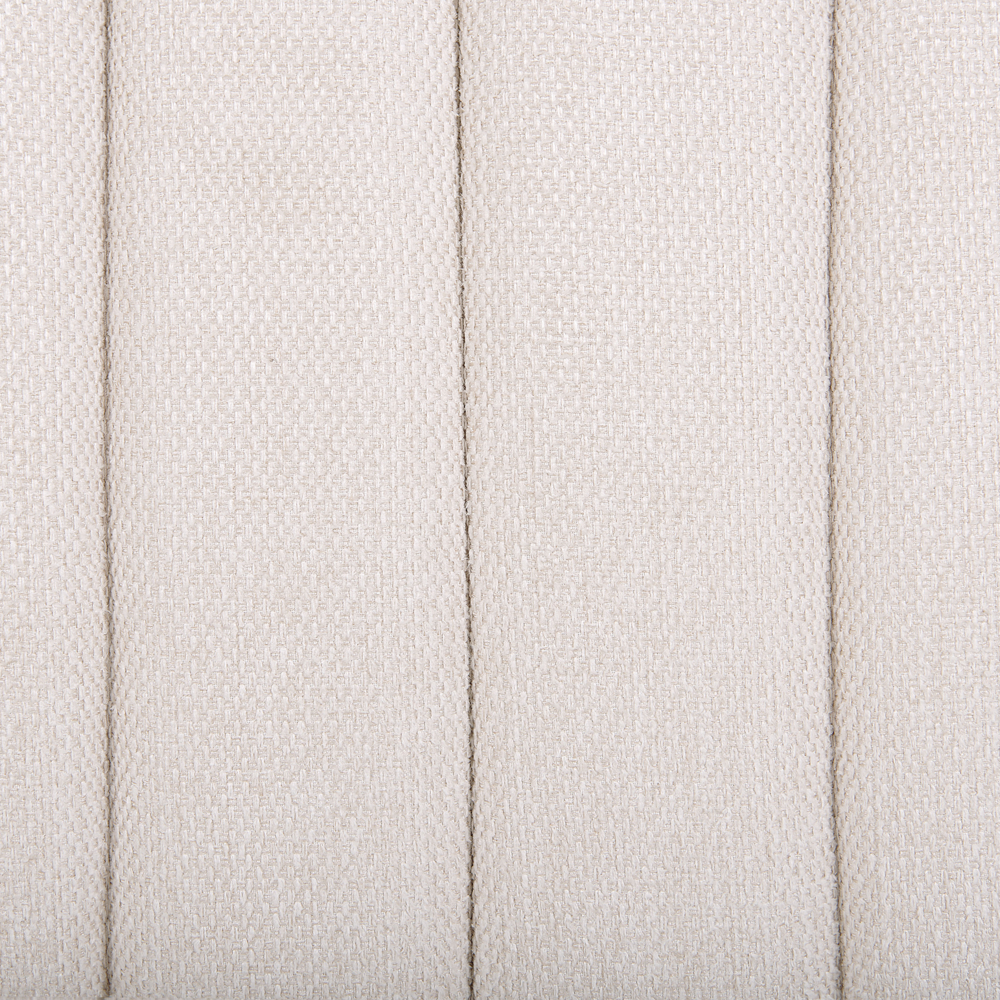 Divano a 3 posti tessuto beige moderno stile retrò soggiorno