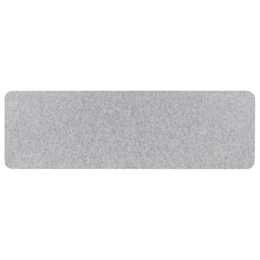 Pannello Divisorio Grigio Fonoassorbente 160 x 50 cm in Plastica PET