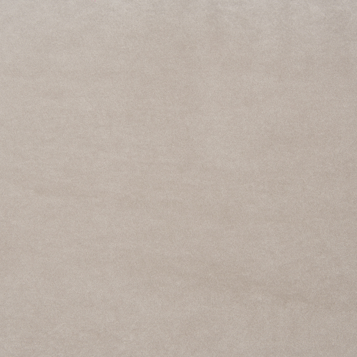 Divano a 3 posti imbottito in velluto tortora con schienale imbottito e braccioli stile moderno