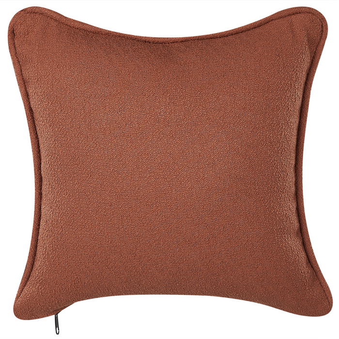 Chaise longue Destra in poliestere rosso con cuscino e gambe metallo da salotto