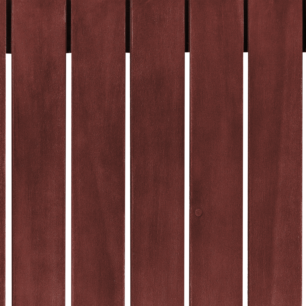 Divano da giardino a 2 posti per esterni in legno certificato di acacia mogano con cuscini tortora moderno elegante esterno