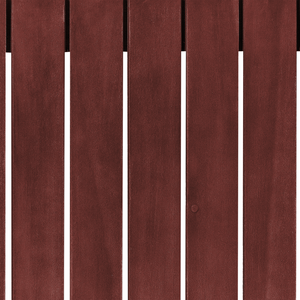 Divano da giardino a 2 posti per esterni in legno certificato di acacia mogano con cuscini tortora moderno elegante esterno