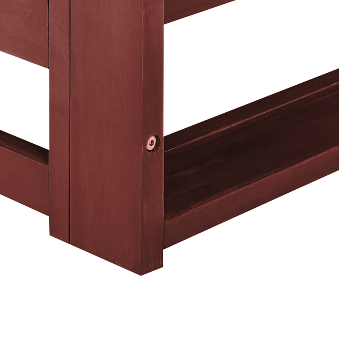 Divano da giardino a 3 posti per esterni in legno certificato di acacia mogano con cuscini tortora moderno elegante esterno