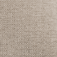 Ottomana poggiapiedi in tessuto poliestere beige imbottito quadrato elemento di divano moderno minimalista