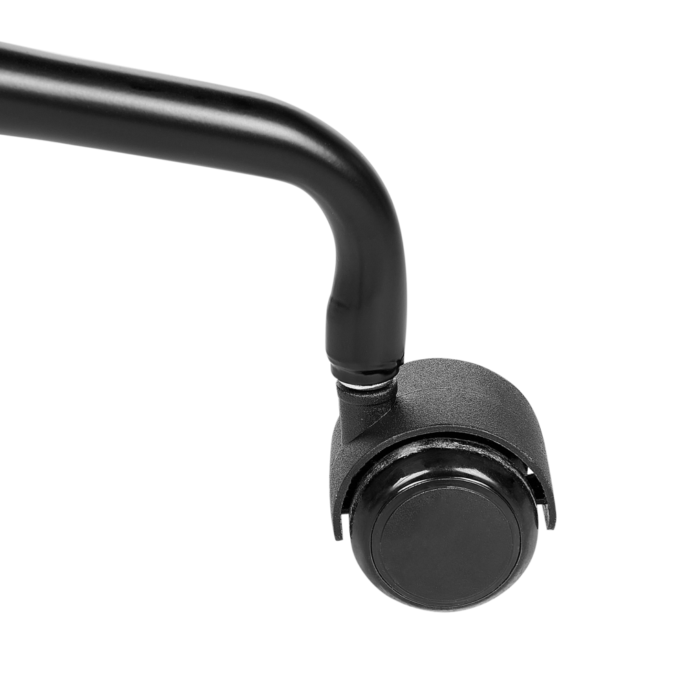 Sedia da scrivania girevole in tessuto boucle regolabile in altezza con schienale imbottito Bianco moderna industriale girevole con rotelle