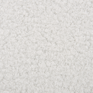 Sedia da scrivania girevole in tessuto boucle regolabile in altezza con schienale imbottito Bianco moderna industriale girevole con rotelle