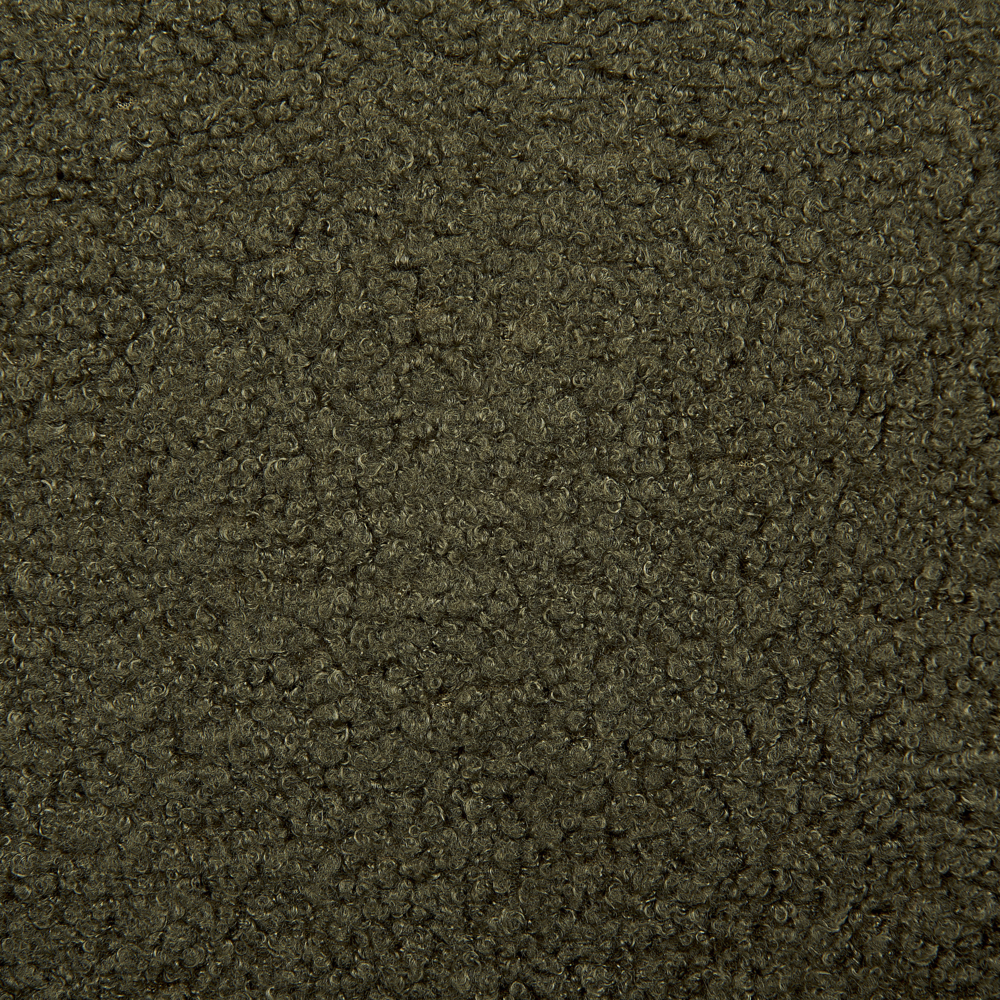 Sedia da scrivania girevole in tessuto boucle verde regolabile in altezza con schienale imbottito moderna industriale girevole con rotelle