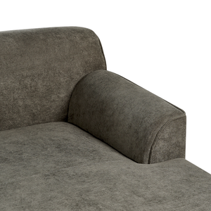 Divano angolare Verde Scuro velluto a coste con base in legno 3 posti a destra Divano retrò Soggiorno